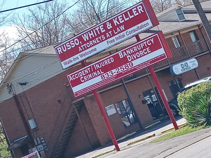 Client consultation with Russo, White & Keller in the Birmingham office conference room